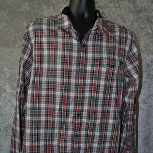 SEAN JOHN TAILORED FIT PLAID CASUAL SHIRT
